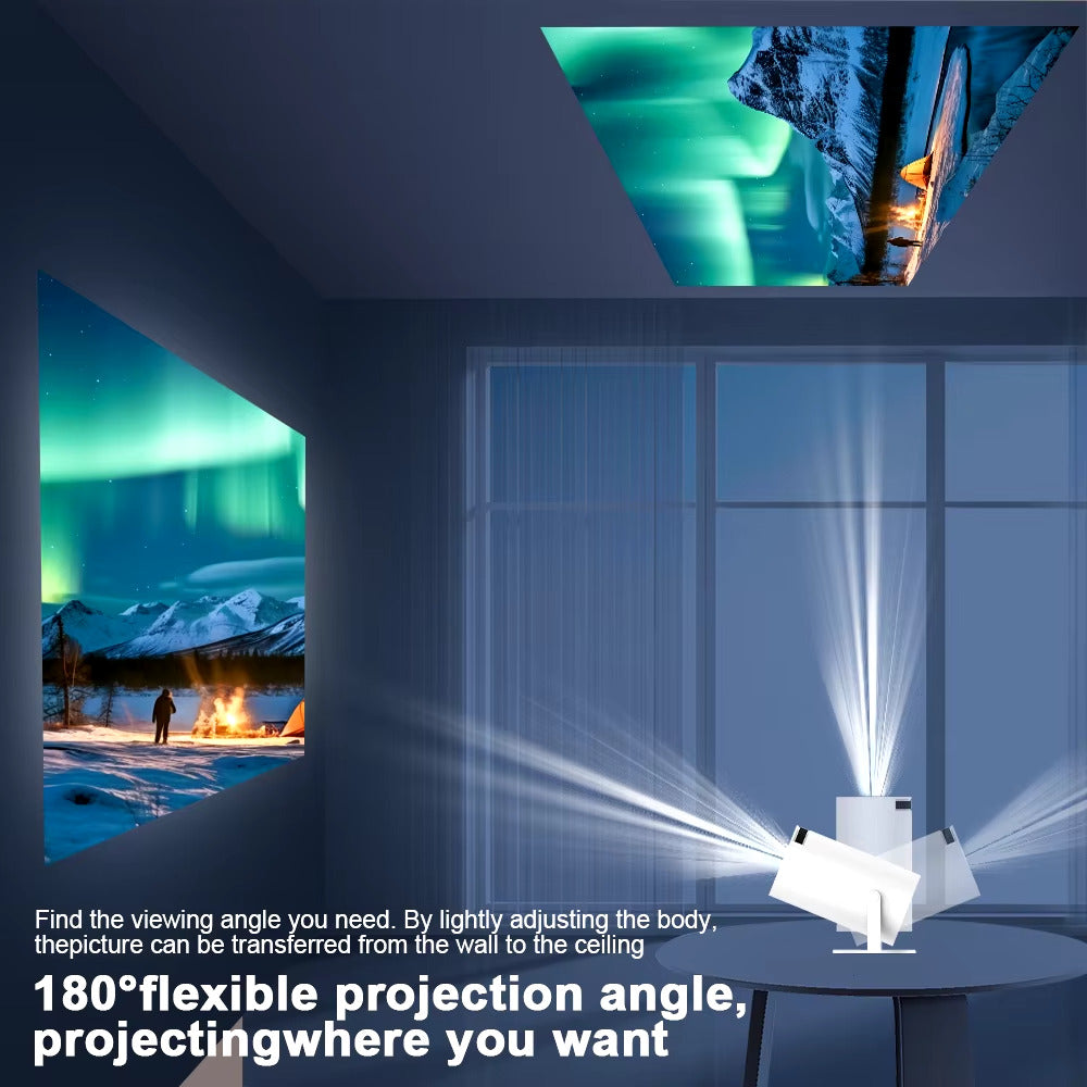 Projecteur 4K IOS Android 11 pour home cinéma