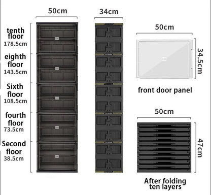 Armoire à chaussure design pliable [Secondshoes™]