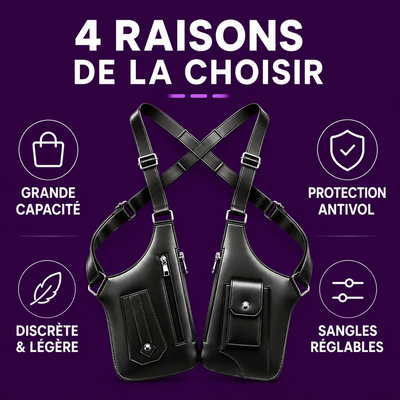 Sacoche Holster cuir