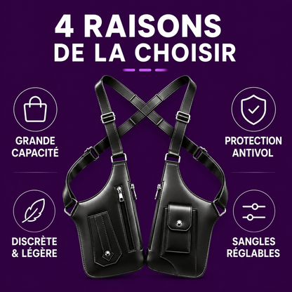 Sacoche Holster cuir