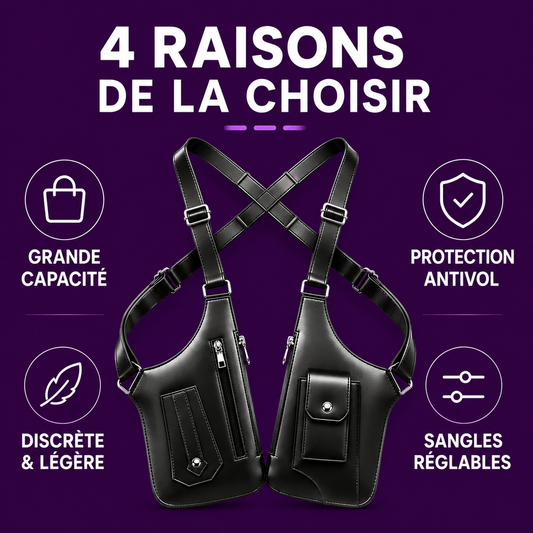 Sacoche Holster cuir