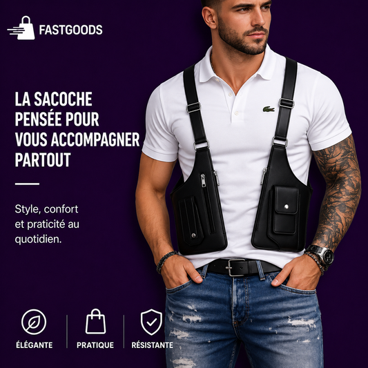 Sacoche Holster cuir