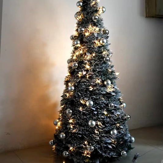 Sapin de Noël + décorations & éclairage LED Fastytree™