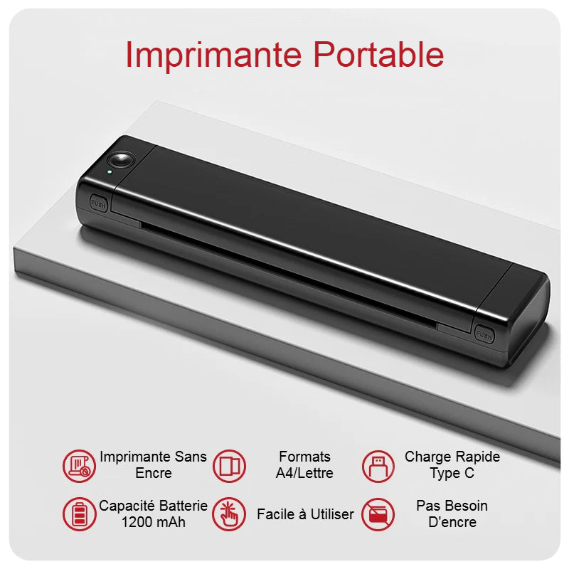 Imprimante portable Lettre & A4