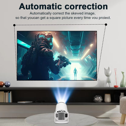 Projecteur 4K IOS Android 11 pour home cinéma
