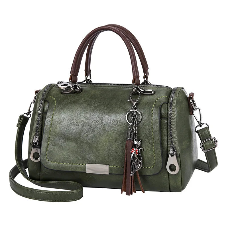 Tassel Decor Handbag