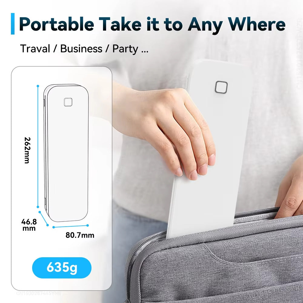 Imprimante portable thermique Bluetooth A4