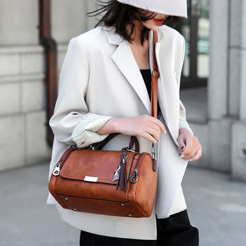 Tassel Decor Handbag
