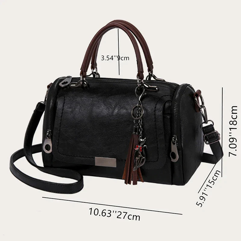 Tassel Decor Handbag