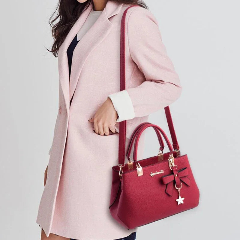 Fashion Women Larger Capacity Handbags PU Leather Shoulder Crossbody Bag Luxury Designer Vintage Ladies Top Handle Bag Bolsos