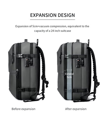 Sac à dos sous vide imperméable extensible 60L 49x32x15CM