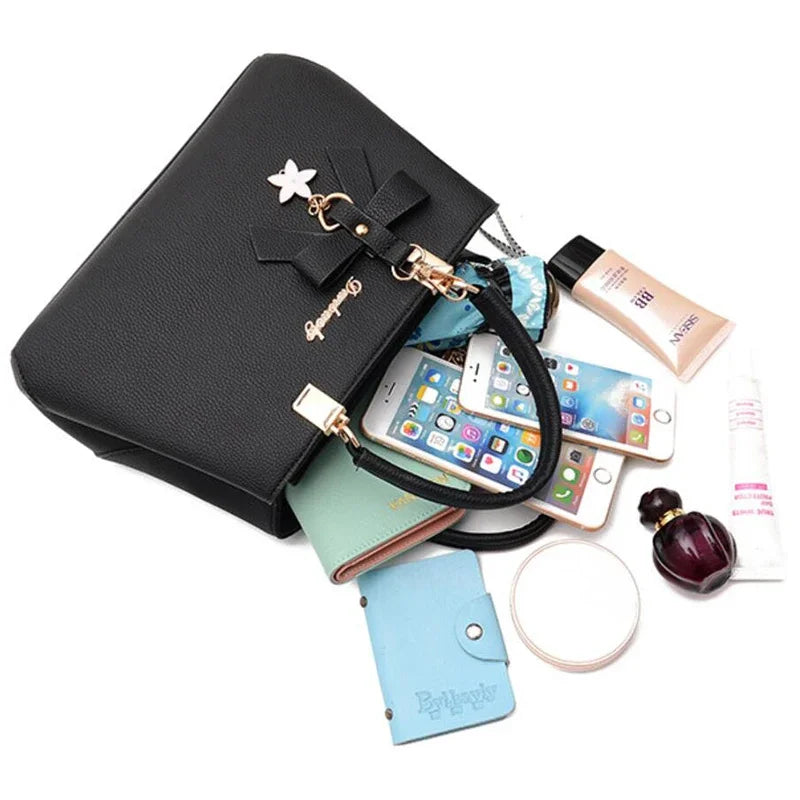 Fashion Women Larger Capacity Handbags PU Leather Shoulder Crossbody Bag Luxury Designer Vintage Ladies Top Handle Bag Bolsos