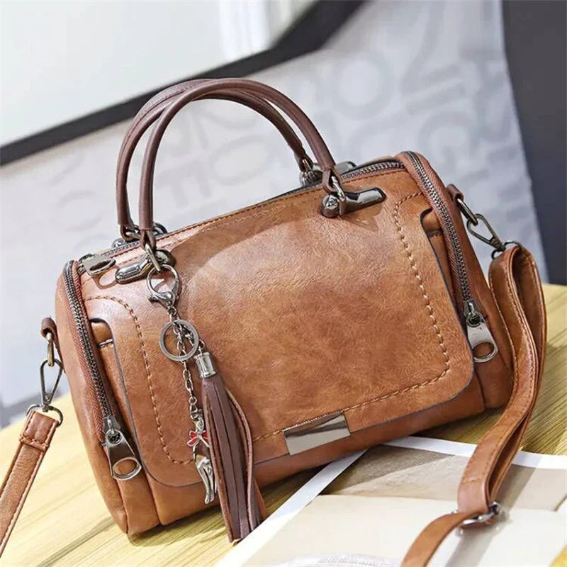 Tassel Decor Handbag