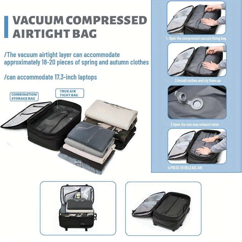 Sac à dos sous vide imperméable extensible 60L 49x32x15CM