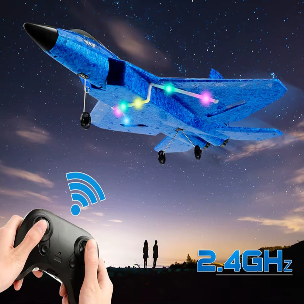Avion de chasse SU-35 télécommandé LED